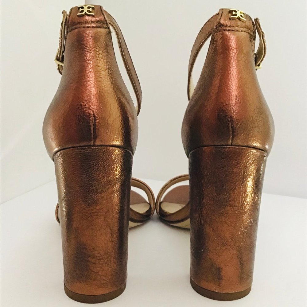 💙 Sam Edelman Leather Heel Sandal - Picture 6 of 13
